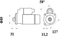Thumbnail - Startmotor / starter - MS938 - MAHLE