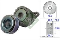 Riemenspanner, Keilrippenriemen