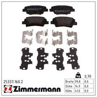 комплект спирачно феродо, дискови спирачки