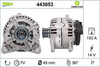 Generator / Alternator VALEO, Cod: 443053