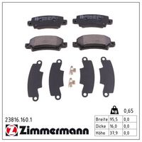 комплект спирачно феродо, дискови спирачки