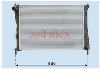 Radiator, racire motor ASHIKA, Cod: RDA053069