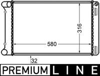 Thumbnail - Radiateur - CR125000P - MAHLE