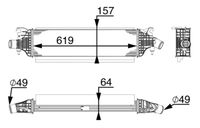 Thumbnail - Intercooler, inlaatluchtkoeler - CI213000P - MAHLE