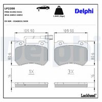 Bremsbelagsatz, Scheibenbremse