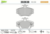 Bremsbelagsatz, Scheibenbremse