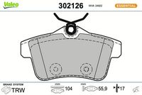 Bremsbelagsatz, Scheibenbremse