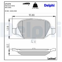 Bremsbelagsatz, Scheibenbremse