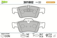 Bremsbelagsatz, Scheibenbremse