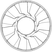 Thumbnail - Koelventilatorwiel - CFW81000P - MAHLE
