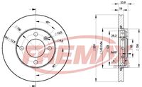 Bremžu diski BD-5303 FREMAX