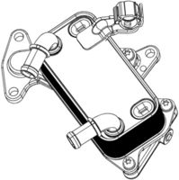 Thumbnail - Oliekoeler, automatische transmissie - CLC25000P - MAHLE