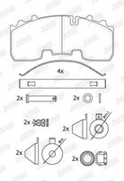 Bremsbelagsatz, Scheibenbremse