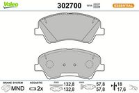 комплект спирачно феродо, дискови спирачки