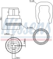 NISSENS Sensor, koelvloeistoftemperatuur 6