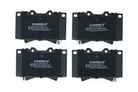 Комплект спирачно феродо, дискови спирачки JQ101539 KAMOKA