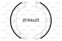 Bremsbackensatz, Feststellbremse