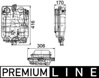 Thumbnail - Expansietank, koelvloeistof - CRT102000P - MAHLE