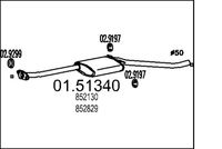 Mittelschalldämpfer