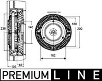 Thumbnail - Koppeling, radiateurventilator - CFC132000P - MAHLE