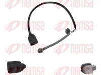 предупредителен контактен сензор, износване на накладките