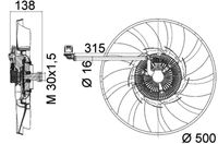 Thumbnail - Koelventilatorwiel - CFF471000P - MAHLE