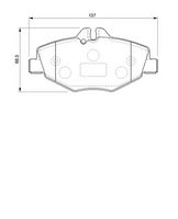 Bremsbelagsatz, Scheibenbremse