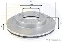 Disc frana COMLINE, Cod: ADC1049V
