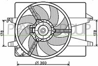 Ventilator, radiator PRASCO, Cod: FD340F005