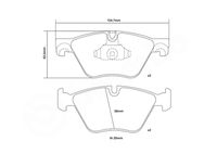 BREMBO High performance remblokkenset 3