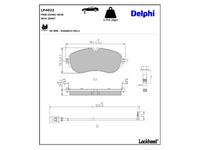комплект спирачно феродо, дискови спирачки