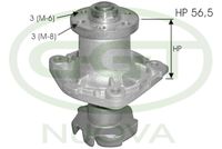 водна помпа, охлаждане на двигателя