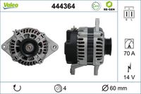 Generator / Alternator VALEO, Cod: 444364
