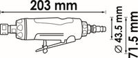 Stabschleifer (Druckluft)