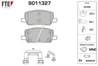 Bremsbelagsatz, Scheibenbremse