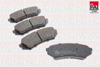Комплект спирачно феродо, дискови спирачки BP704 FAI AutoParts