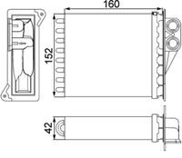 Wärmetauscher, Innenraumheizung