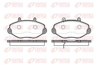 комплект спирачно феродо, дискови спирачки