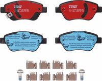 комплект спирачно феродо, дискови спирачки