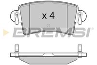 Комплект спирачно феродо, дискови спирачки BP3074 BREMSI