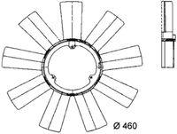 Thumbnail - Koelventilatorwiel - CFW18000P - MAHLE