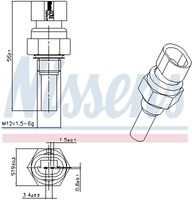 NISSENS Sensor, koelvloeistoftemperatuur 5