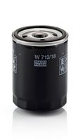Filtru ulei MANN-FILTER, Cod: W 713/18