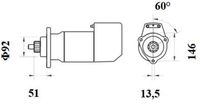 Thumbnail - Startmotor / starter - MS537 - MAHLE