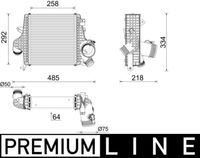 Thumbnail - Intercooler, inlaatluchtkoeler - CI640000P - MAHLE