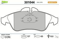 Bremsbelagsatz, Scheibenbremse