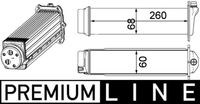 Thumbnail - Intercooler, inlaatluchtkoeler - CI481000P - MAHLE