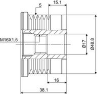 Ελεύθερη περιστροφή γεννήτριας VALEO NEW SPARE PART