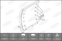 BERAL Remvoeringsset, trommelrem 2