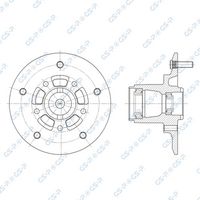 комплект колесен лагер